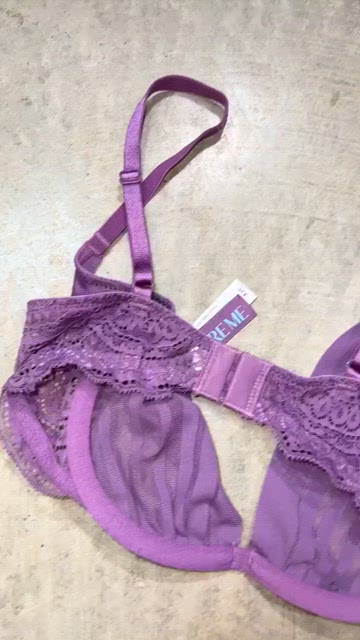 Adore Me Purple Lace Detail Bra Size 30B NWT - $29 New With Tags - From Cady