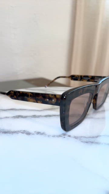 Thom Browne | Accessories | Thom Browne Havanabrown Acetate  display picture 1