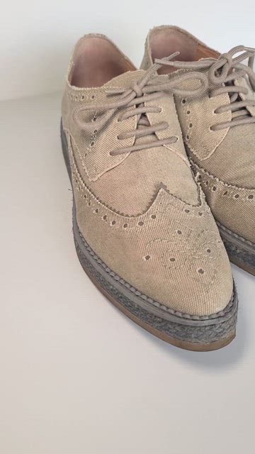 Beautiful Diesel, Platform, Wing tipped canvas Oxford  size 44 us 10.5-11 Diesel | Shoes | Beautiful Diesel Platform Wing Tipped  main image 2