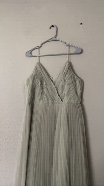 Soft Bridesmaid Dresses Sage Green Asos Tulle One Shoulder Maxi Dress ASOS  Dresses Asos Sage Green