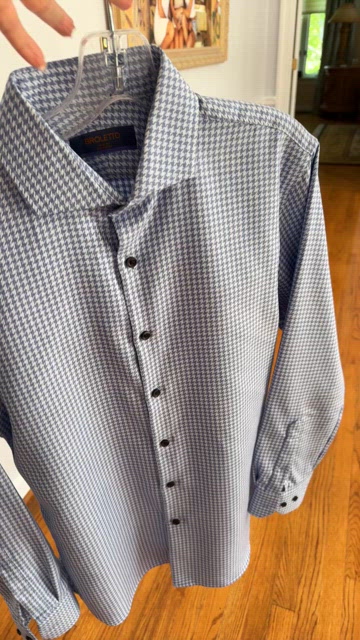 slim fit dress slacks White Dress Shirt Smoke Buttons Fine Twill main image 0