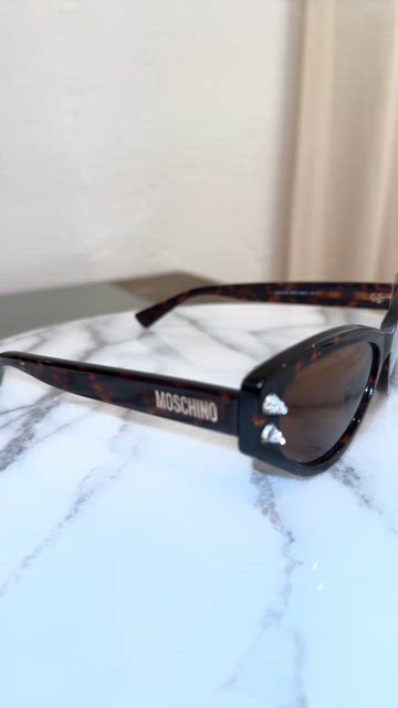 Moschino | Accessories | Moschino Havana Brownbrown Crystal 