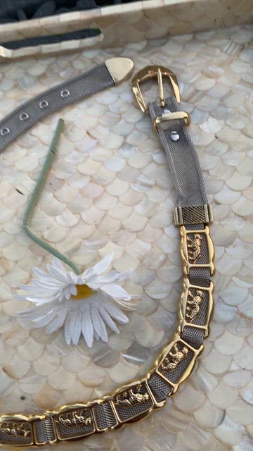 Accessories | Vintage Authentic Silver And Gold Tone Metal 