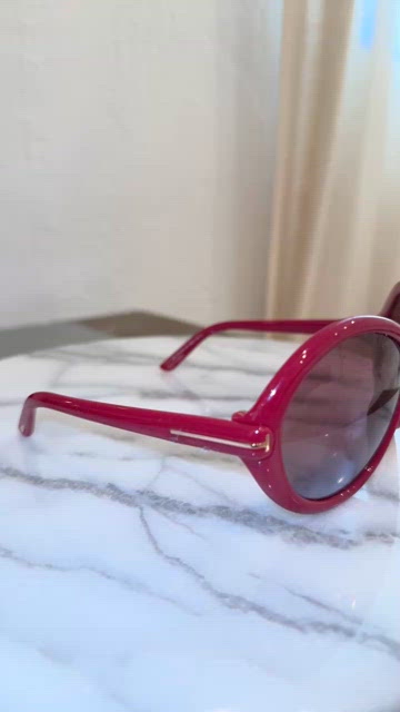Tom Ford | Accessories | Tom Ford Jada Red Oversized  display picture 2
