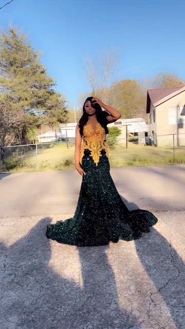 open lace back dress Halter Ombre Navy Blue Long Chiffon Prom Dress SH1157  shinydress
