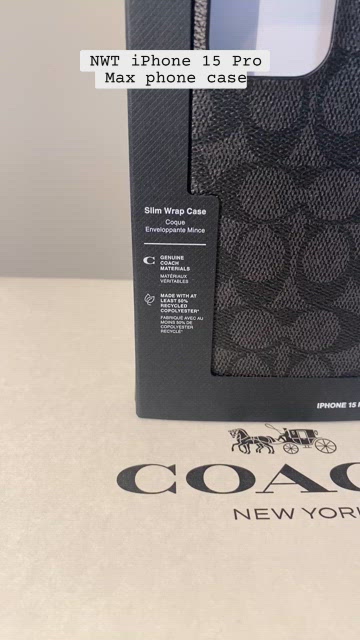 Coach | Accessories | Nwt Coach Signature Canvas Slim Wrap Coach | Accessories | Nwt Coach Signature Canvas Slim Wrap