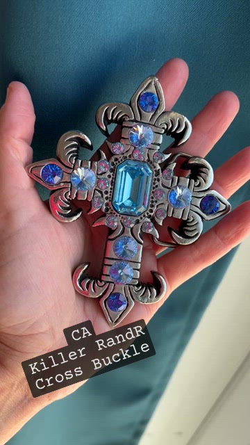 CHROME ANGELS | Accessories | Chrome Angels Blue Swarovski  display picture 1
