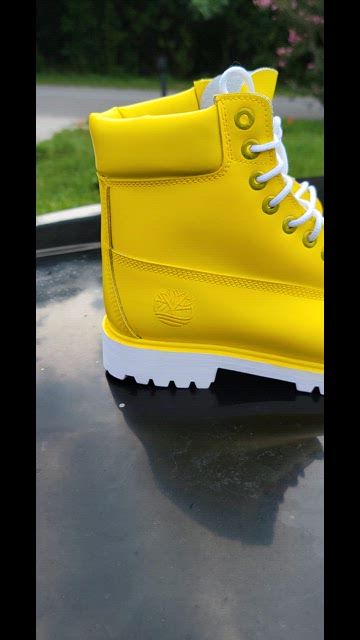 Timberland | Shoes | Timberland Boots Yellow Custom | Poshmark