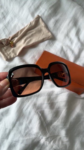 Tory Burch TY7079A Round Sunglasses Grey Marble Tortoise Red 139411 54mm Tory Burch | Accessories | Tory Burch Sunglasses | Poshmark main image 3