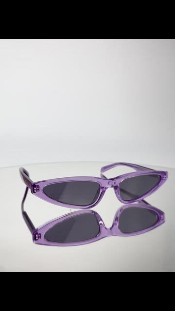SALE! NEW Celine CL40231I 81Y Transparent Violet Geometric Women Sunglasses Celine Women main image 2