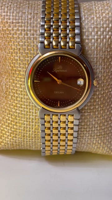 時計 SUPREMES DELMA SWISS MADE DELMA LES SUPREMES QZ SWISS MADE LADIES WRISTWATCH VINTAGE