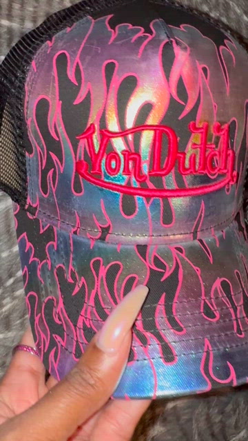 NWT von Dutch pink flame Von Dutch Flame Rhinestone Tumbler New | Mercari main image 4