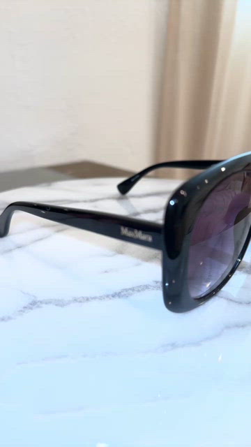 MaxMara | Accessories | Maxmara Logo 2 Mm047 Blackviolet  display picture 1