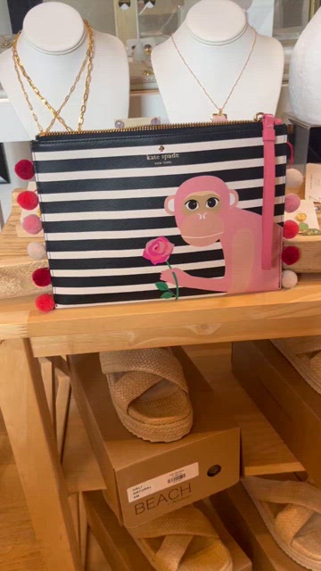 Shops Kate Spade New York RAMBLING ROSES MONKEY MEDIUM BELLA CLUTCH