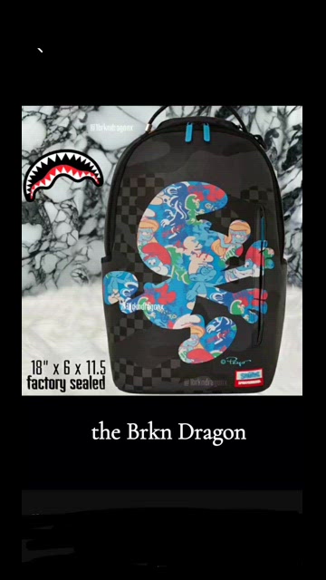 NWT Sprayground Ghostbusters Backpack Last 1 Unisex Boys Girls Back.to School New merch drop from @sprayground, with the release of this  main image 4