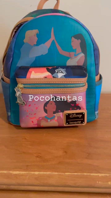 Disney Loungefly Pocohantas measure approximately 9 x 10 inches 4.5 inches deep 89494-1.jpg main image 2