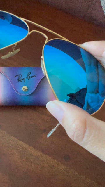 Ray-Ban | Accessories | Nwb Rayban Blue Mirror Lens And  display picture 3