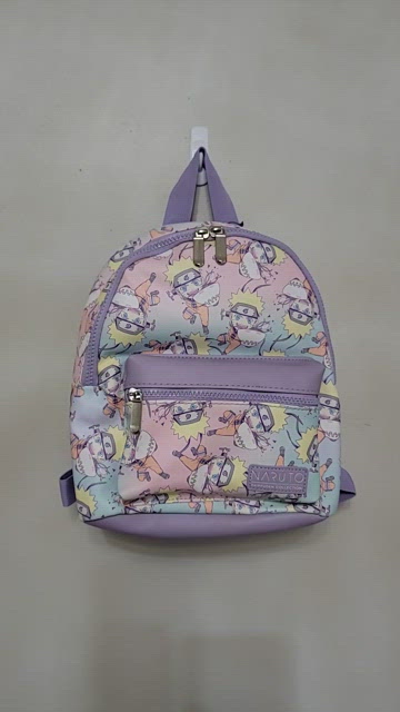 Naruto Shippuden Mini Backpack in Purple Ombre NWT Naruto Shippuden - Sasuke Mini Backpack | Elbenwald main image 2