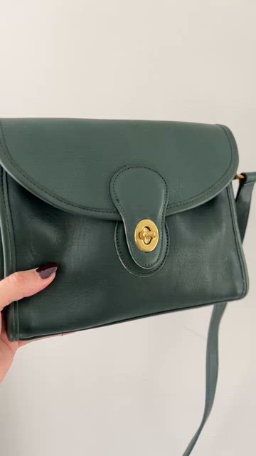 Coach | Bags | Coach Vintage Bottle Green Devon 998 Crossbody