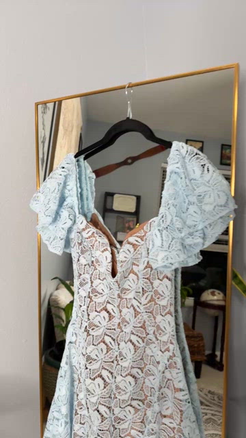 House of CB 'Austen' Bluebell Floral Lace Midi Dress NWOT