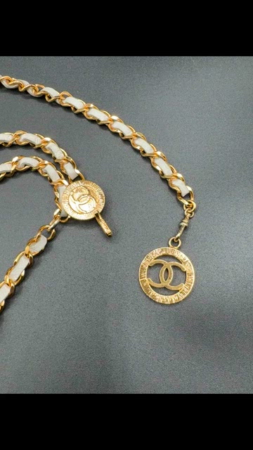CHANEL | Accessories | Chanel Cc Logo Charm Chain Belt 