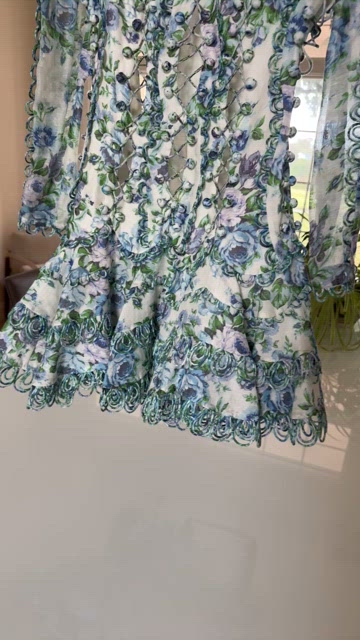Zimmermann Whitewave Laced Flip Dress