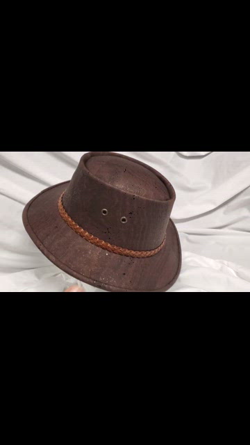 Artelusa Australian style hat made from cork Australian Cork Hat - Chocolate Brown – RutZ Cork & Gifts main image 4