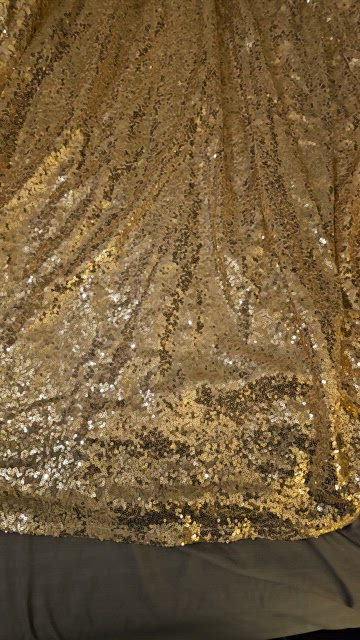 Kate Kasin Gold Sequin Dress- Sz 10