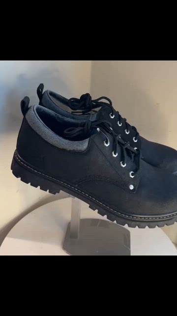 Skechers Mens Alley Cats 7111 Leather Upper Oxford Shoes  size 13 Skechers Alley Cats 7111 Black Leather Oxford Chunky Casual  main image 3