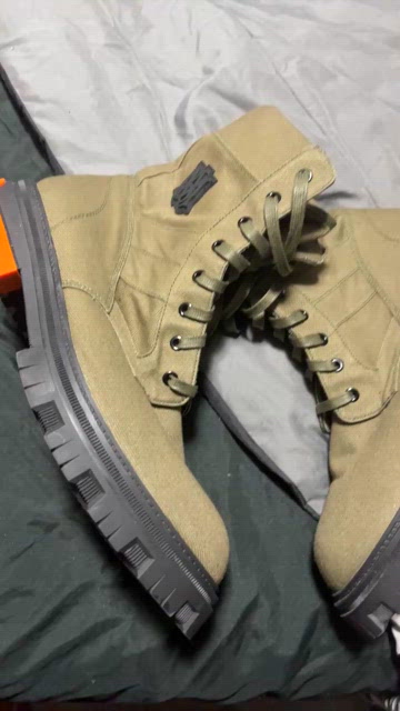 AMIRI | Shoes | Amiri Green And Orange Hightop Boots With  display picture 3
