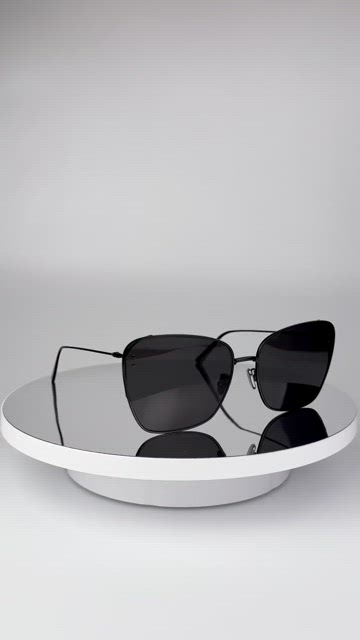 DIOR MissDior B2U Butterfly Sunglasses H4A0 SHINY BLACK WITH GREY LENS 63mm Dior | Accessories | Dior Women Brand New Sunglasses  main image 3