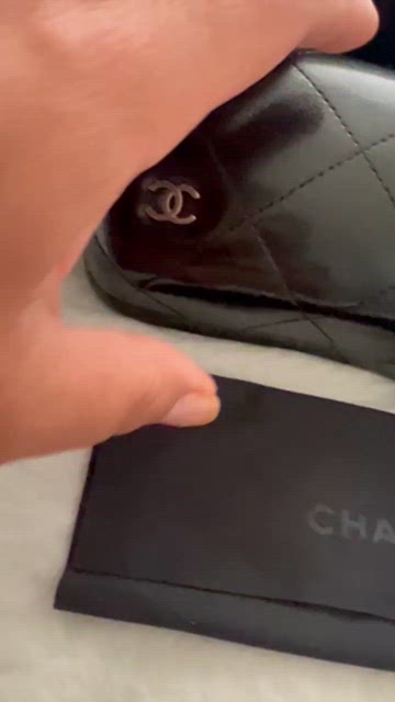 CHANEL | Accessories | Price Firmauthentic Chanel Black  display picture 2