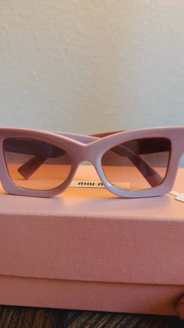 Miu Miu | Accessories | Miu Miu 5mm Pink Square Sunglasses  display picture 1