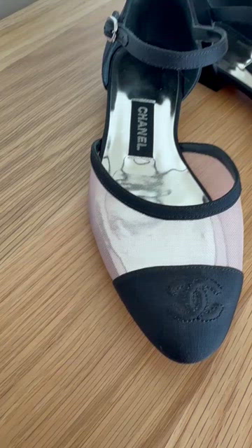 CHANEL | Shoes | Authentic Chanel Mary Janes Size 36 Like New