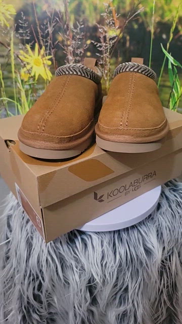 Koolaburra Tan Suede Slip-On Loafers size 7 BNWOT see all photos Koolaburra by UGG Suede Slippers - Burree - QVC.com main image 4