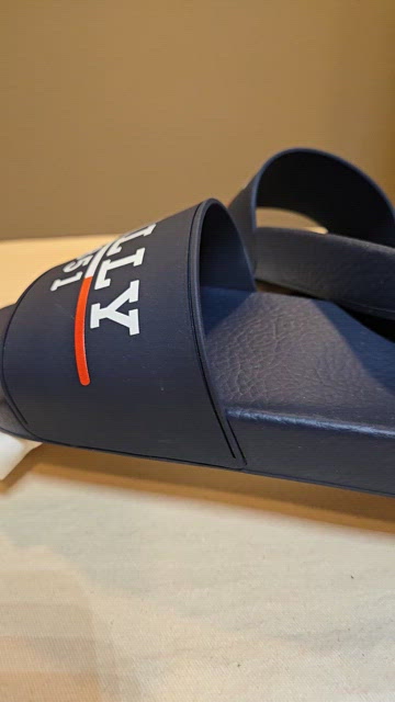 Bally | Shoes | Bally Dark Blue Mens Logo Slides | Poshmark display picture 2