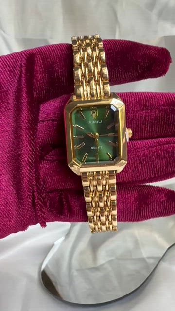 Anthropologie Gold and Green Women\'s Watch The Harper - Gold + Green | Vincero Watches | Vincero Collective main image 3