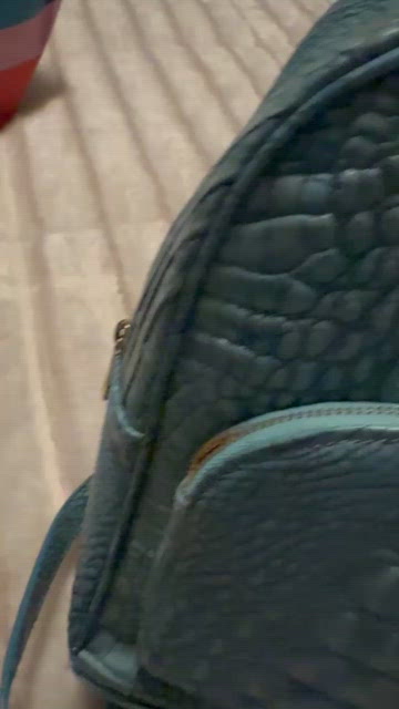 Brahmin Deep Blue Croc-Embossed Mini Backpack Brahmin Backpack Bags & Handbags for Women with Outer  main image 3