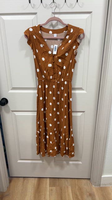 brown polka dot dress old navy Katie Mesh Leopard Slit Maxi Dress – Twisted Moon Boutique main image 0