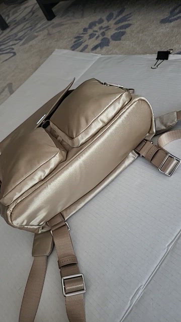Tumi Irene Drawstring Cream Backpack. Tumi Harrison Warren Backpack – Voyage Luggage main image 3