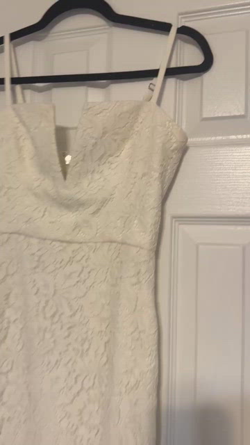 delicate lace dress white Sheath Short-Mini Lace Appliques Little White Dress COCOMELODY 100019, 20 Days / Ivory / US4-UK6-EUR34 main image 0