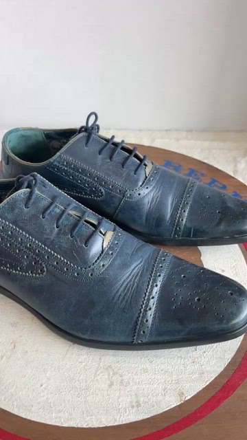 Ted Baker | Shoes | Ted Baker London Mens Cap Toe Blue  display picture 1