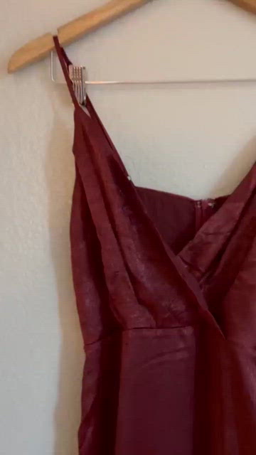 constantine burgundy satin maxi dress Eternal Energy Maxi Dress main image 1