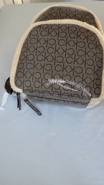 Calvin Klein | Bags | Calvin Klein Sherpa Backpack Monogram  display picture 2