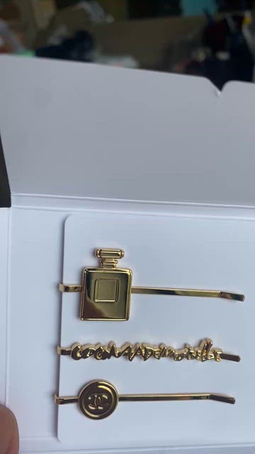 CHANEL | Hair | Chanel Gold Hair Accessory Trio | Poshmark display picture 1