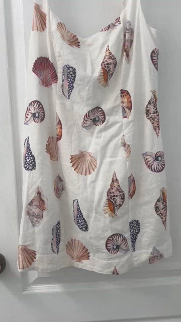 chinese dress ladies Sidekick Dress ~ Shell Linen – Show Me Your Mumu main image 1