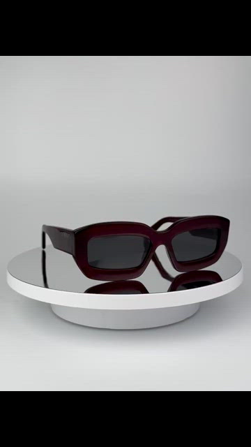 Off-White CHARLOTTE Women Sunglasses Burgundy Rectangle Frame Model OERI138 2807 Off-White Women main image 3