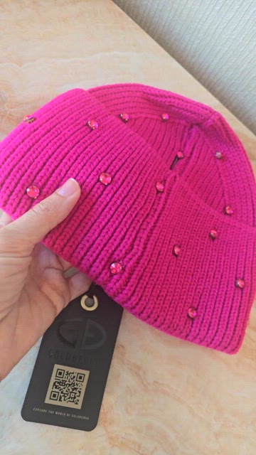 Goldbergh Dream Beanie Passion Pink Goldbergh Rhinestone Beanie Goldbergh Dream Beanie (Women main image 4