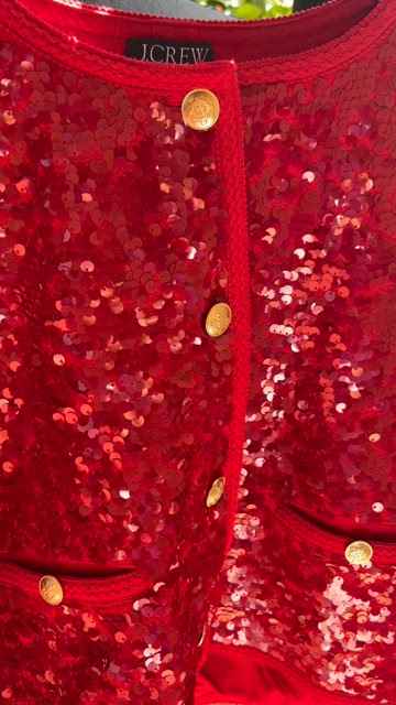 open lace back dress Karina Sequin Maxi Dress - Red