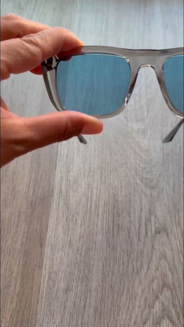 quay australia flip side gray & blue square sunglasses eyewear Quay Australia Flip Side Square Sunglasses In Grey/Turquoise  main image 2